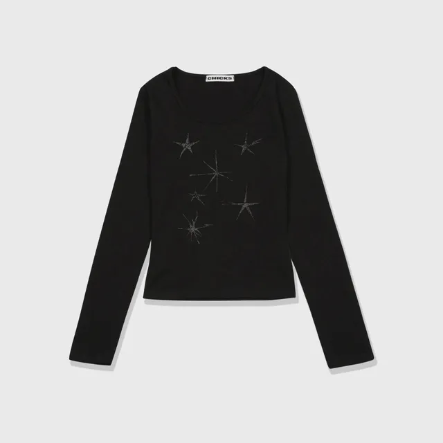 [💘ONLY ABLY] 모닝스타 / 녹턴 코튼 롱 슬리브 티셔츠 - (2 design / 2 color)