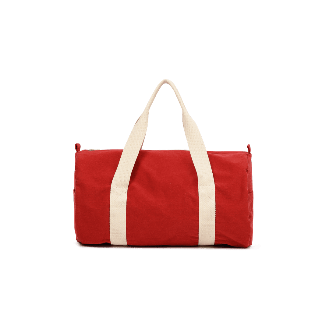 [NEW] VINTAGE DENIM TRAVEL BAG, RED JAM