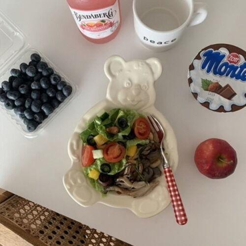 [5가지색상] 곰돌이그릇 - 접시