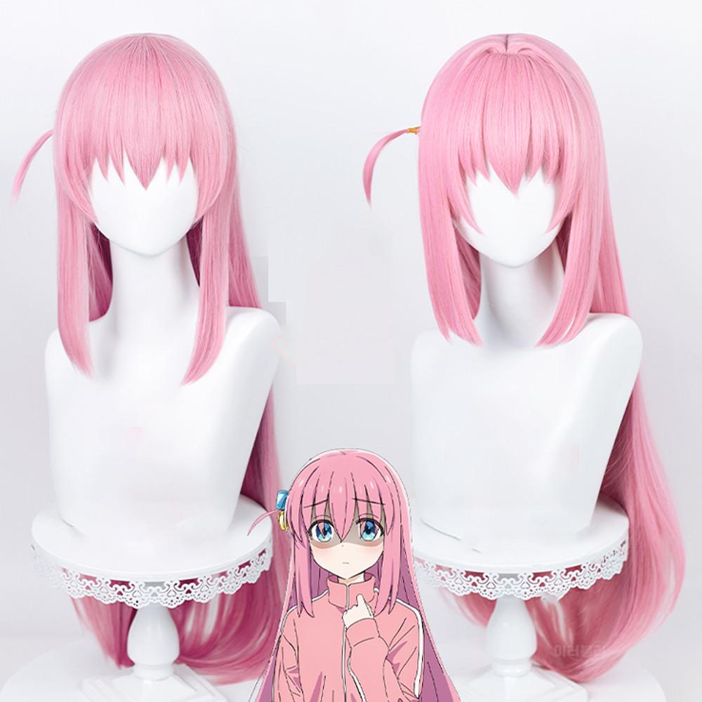 봇치 더 록 코스프레 고토 히토리 코스프레 가발 고열사 긴머리 1-1번