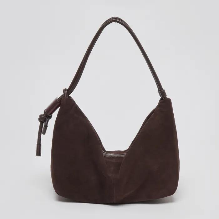 Ridge shoulder bag(Suede brown)