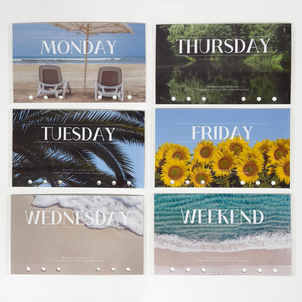 위클리 포켓속지 (ver.SUMMER) SET