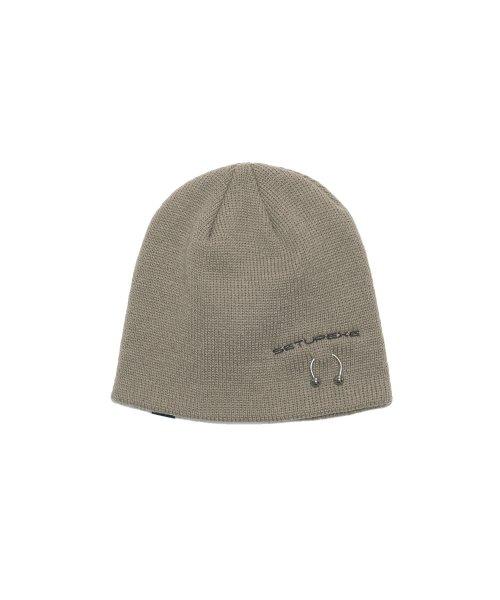 Side piercing Beanie [Mocha]