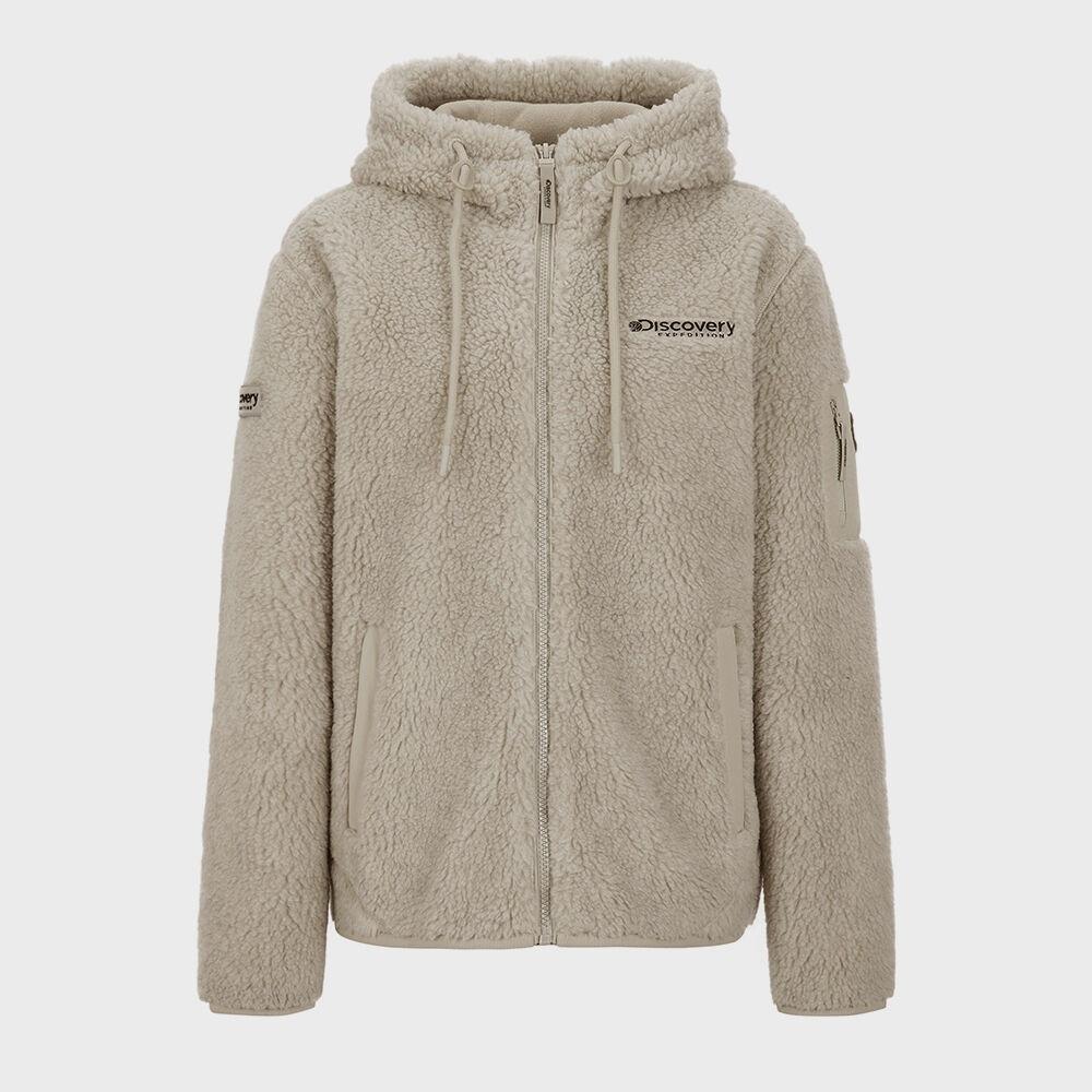 테크플리스 여성 후드자켓 (L/BEIGE)