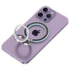 무라 맥세이프 호환 360도 회전 탈부착 마그네틱 핑거링 휴대폰 거치대 그립톡