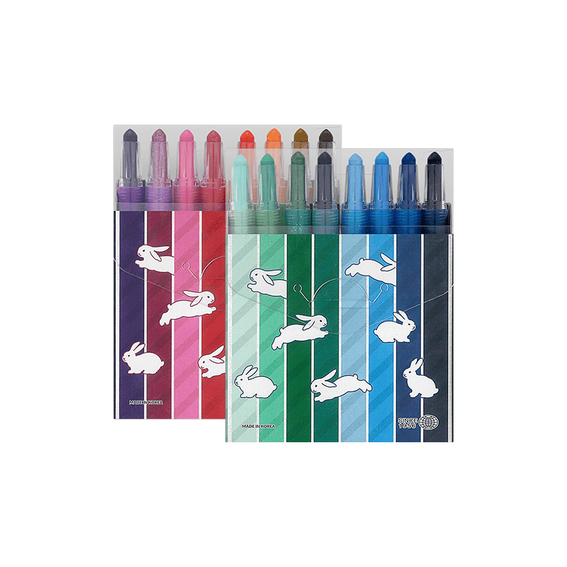 KBP X 지구화학 Bouncing Bunnies Mini Colored Pencil 바운싱 버니즈 미니 색연필