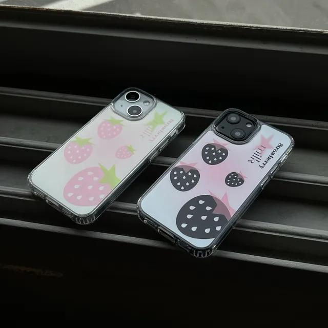 [Strawberry milk] 딸기우유 젤하드 케이스 2color