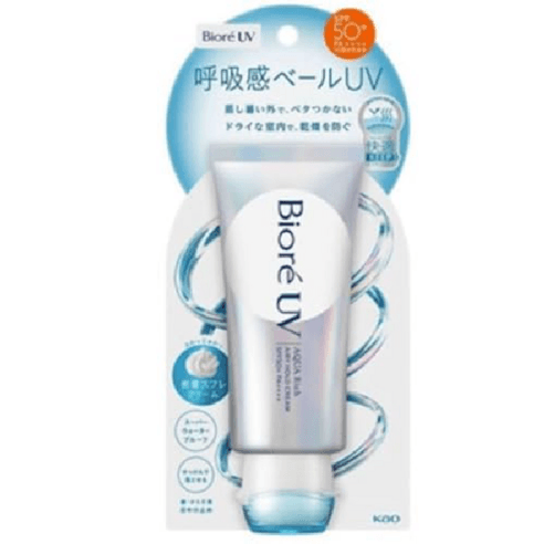 비오레 호흡감 베일 UV 아쿠아리치 에어리 홀드 크림 70g 선크림 자외선 차단제, 1개