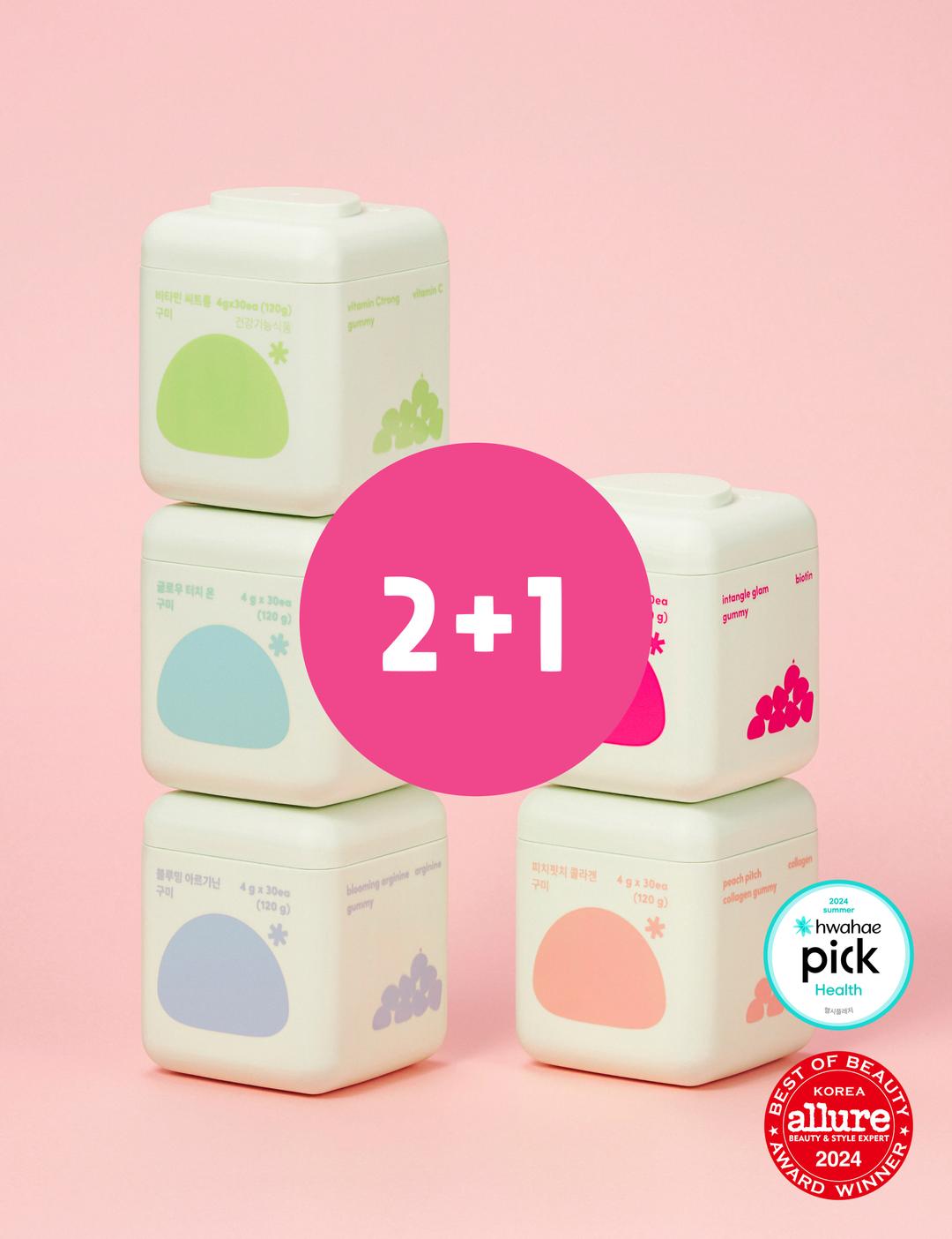 [2+1 골라담기] 인탱글 글램 구미 외 4종