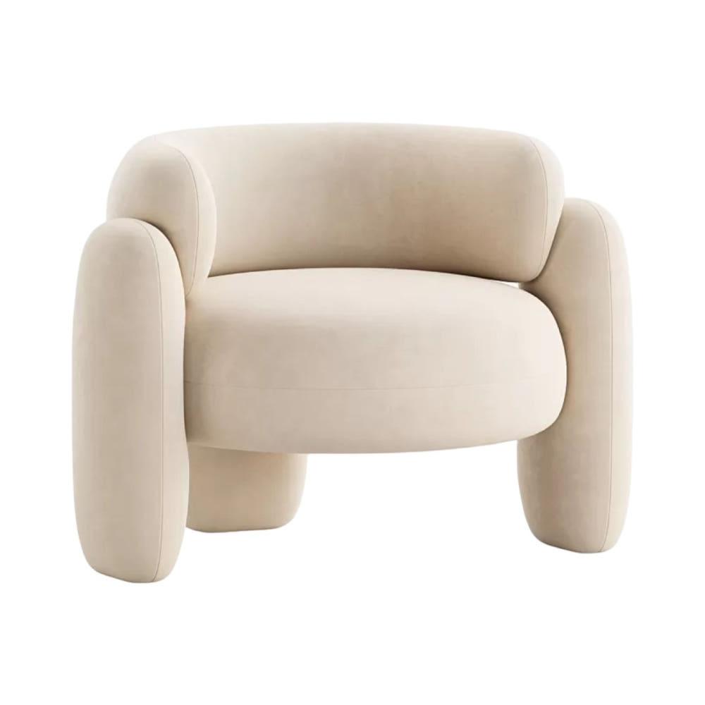 헤이유드 하이엔드 싱글 패브릭 소파 1인 의자 거실 카페 사무실