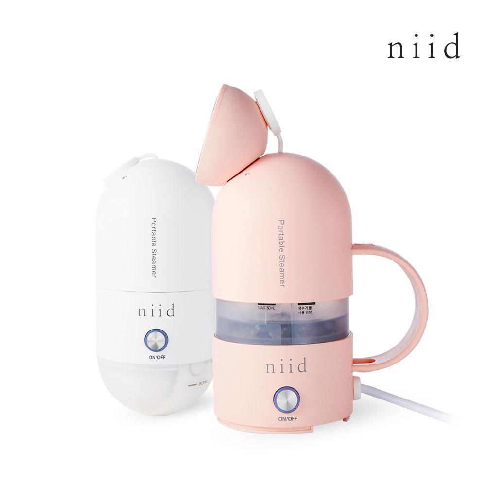 니드 여행 휴대용 가정 핸디형 스팀다리미 미니 의류스팀기 제주 해외여행 필수품 NIID2