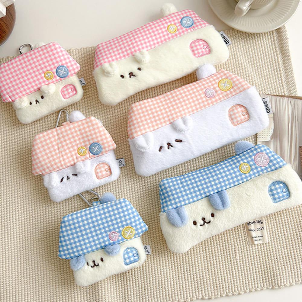 프로젝트소품 강아지집 파우치 필통 악세사리 립스틱 이어폰 화장품 동전지갑 파우치