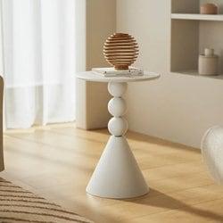 심플 기하학 철제 구슬 사이드테이블 소파 거실 침대 미니 협탁 테이블 3color