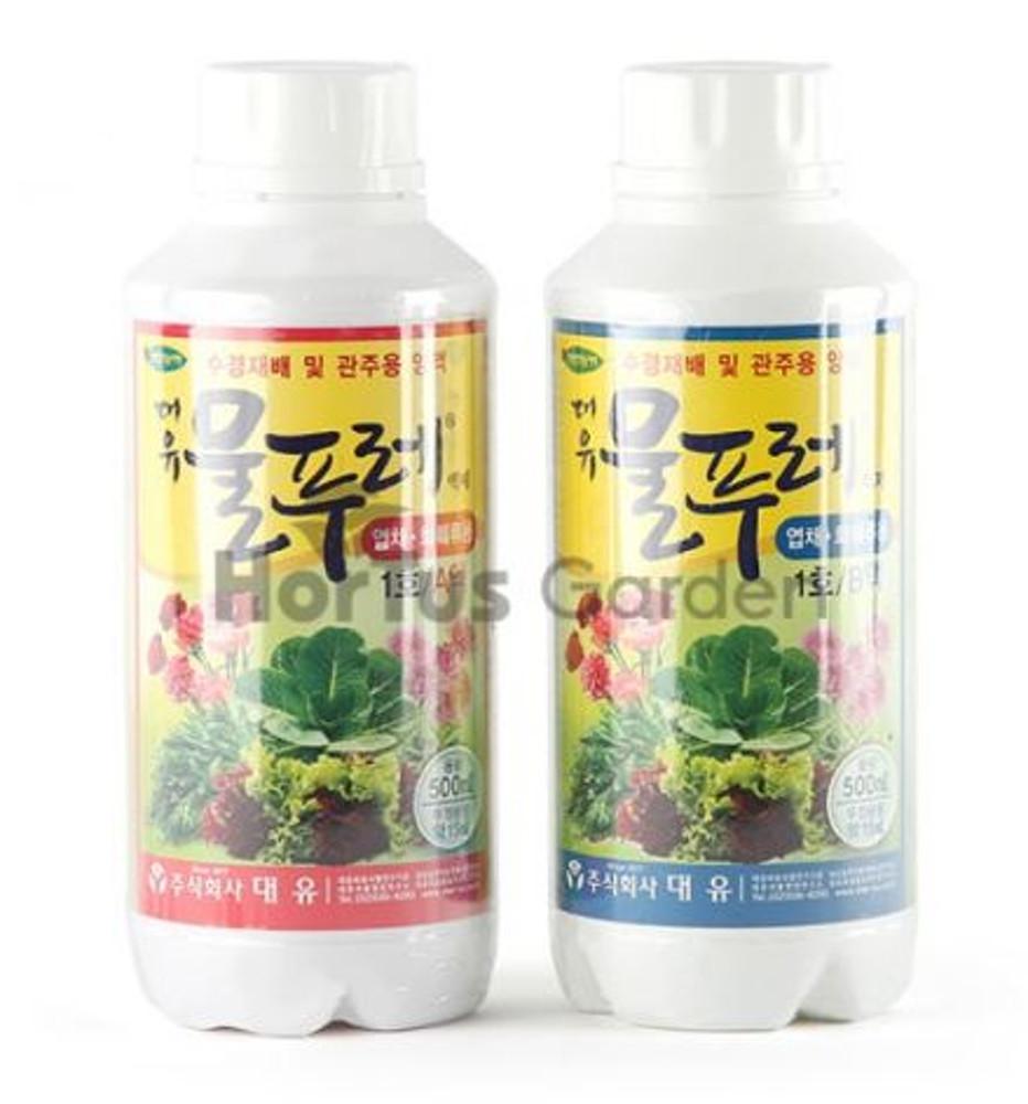 대유 물푸레 1호 A액 500ml 수경재배용 양액비료