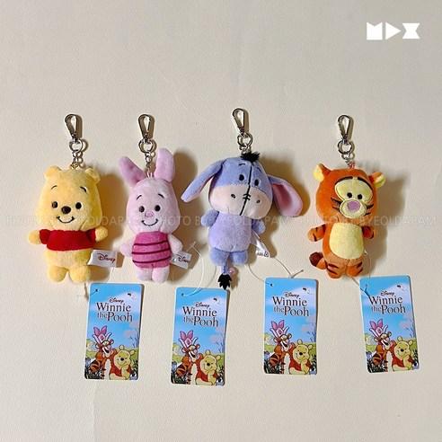 곰돌이푸 피그렛 티거 이요르 열쇠고리 인형 키링 백꾸 - 열쇠고리 | 쿠팡