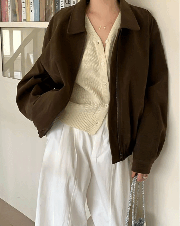 [💓 무드 가득한 💓] 워크웨어 고급스러운 스웨이드 아우터