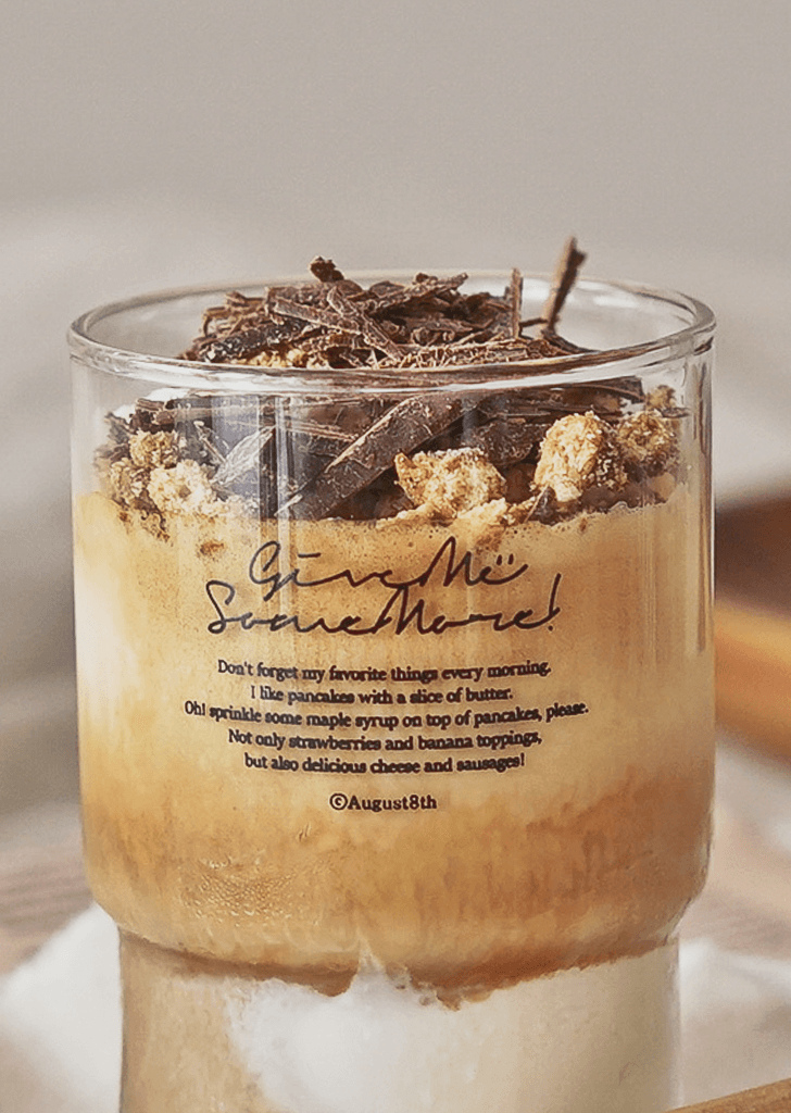 레터링 스냅 글라스 245ml (Black) by August8th