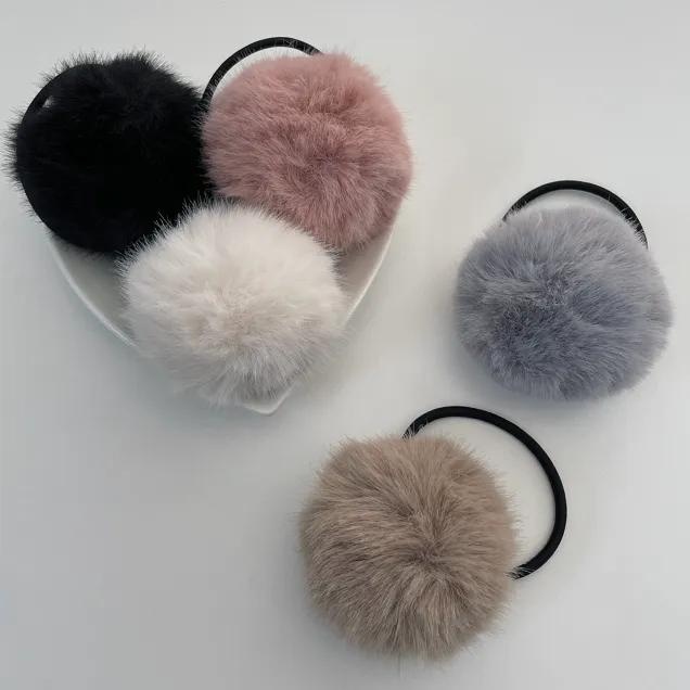 눈덩이 동글 퍼 헤어끈