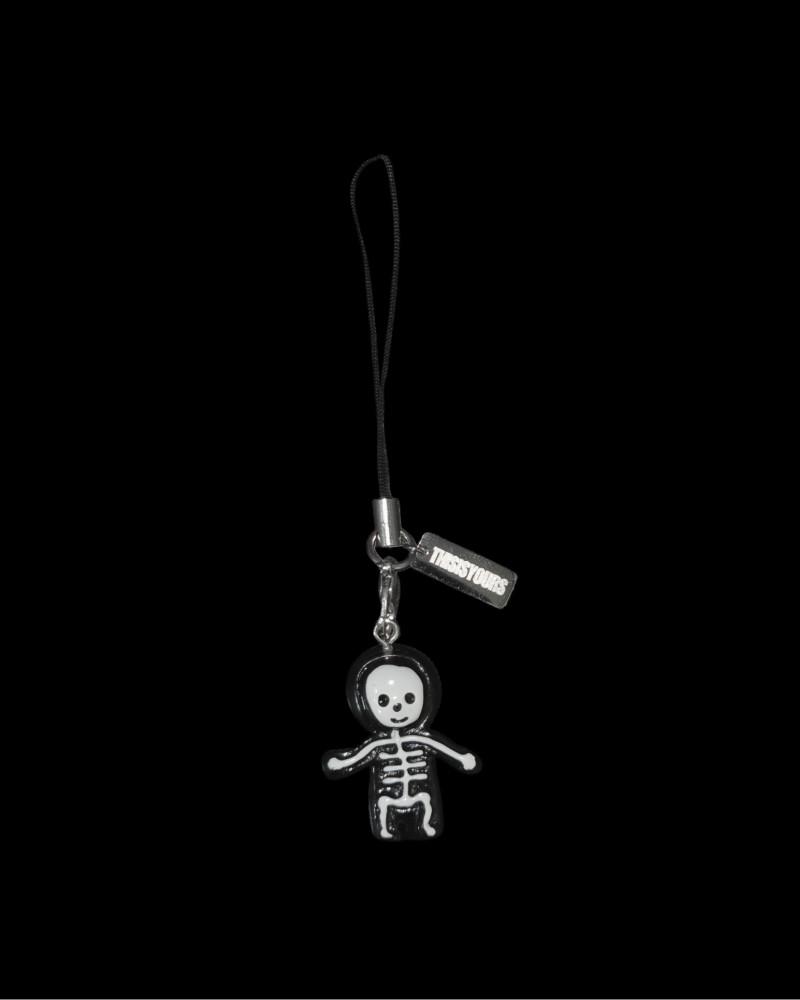 mini skeleton phone strap 미니 스켈레톤 핸드폰 줄