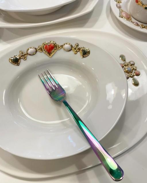 [떼레즈도자기] 하트 타원볼 (팔각접시증정)