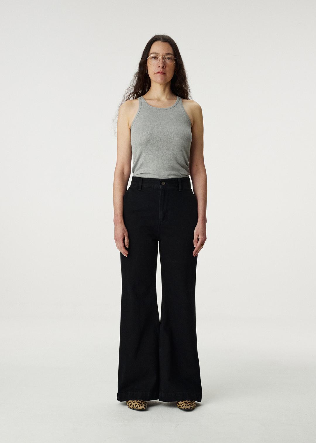 [4th Pre-order 9/5] Ribbed U-Neck Sleeveless, Gray