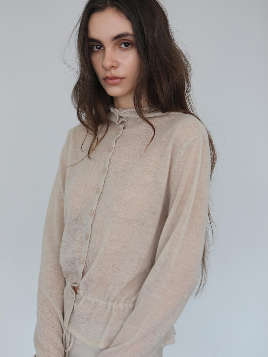 Breeze knit cardigan (크리스탈베이지)