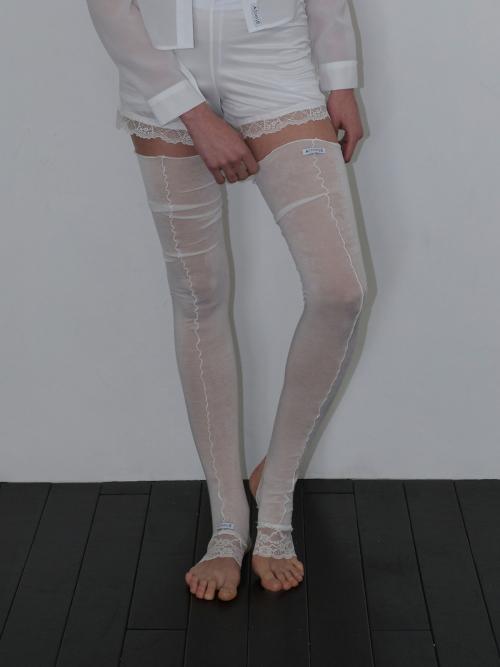 Line Leg Warmer Long Socks 2color