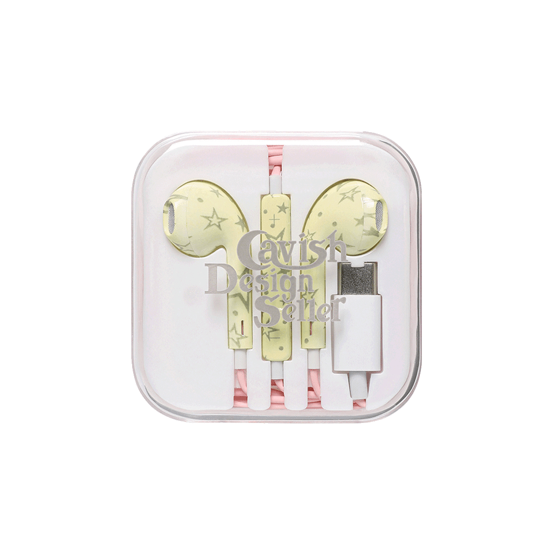 [KREAM 단독] CAVISH x Kyurin Star Wired Earphones (USB-C) Cream