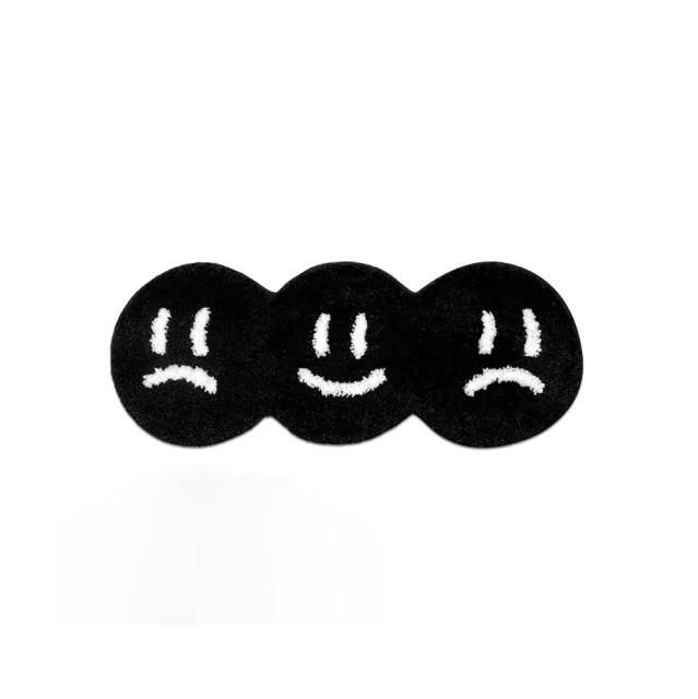 스튜디홈 욕실 화장실 현관 터프팅 스마일 발매트 체커보드 사무실 러그