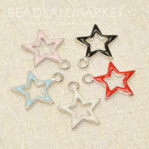 PNCK3050-2  에폭 라인별 OR팬던트[13x18][5color][1개]도형