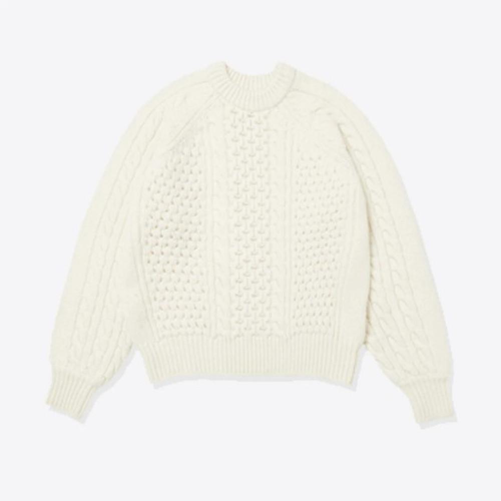 [에스티유 니트] 에스티유 아란 니트 크림