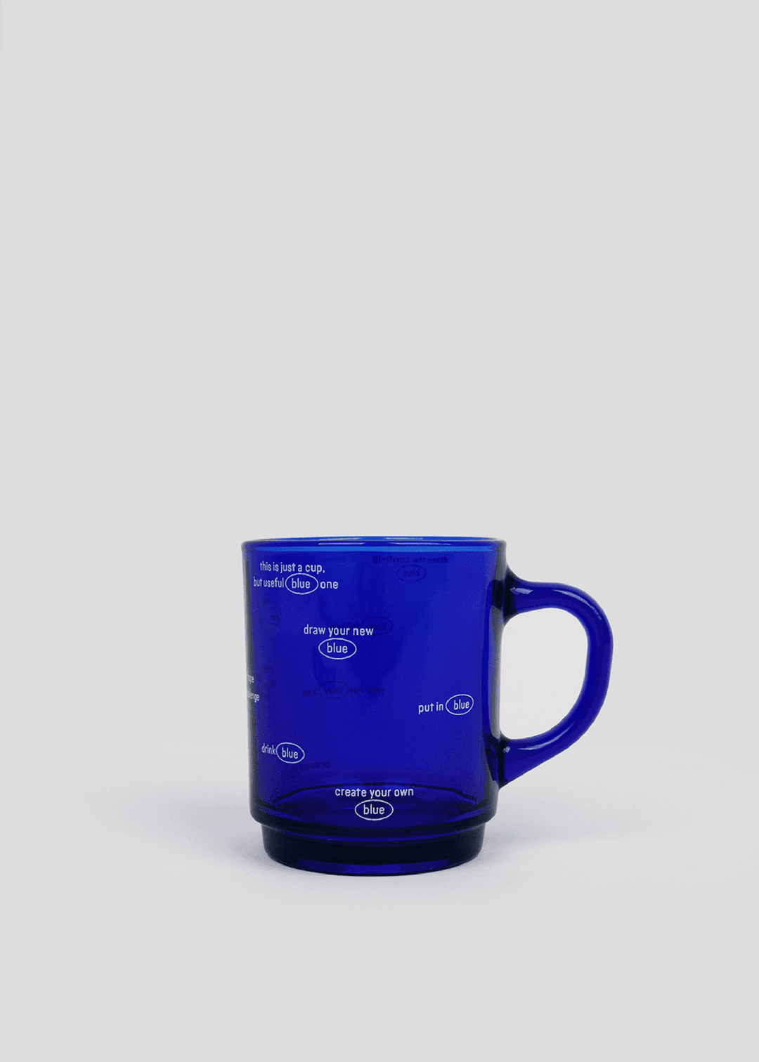 blue mug cup 260ml