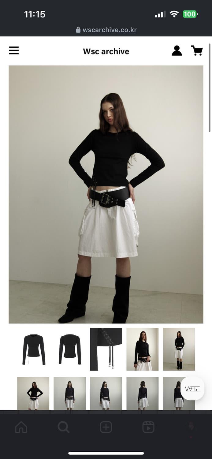 Eyelet T-shirt 001 | 후루츠패밀리