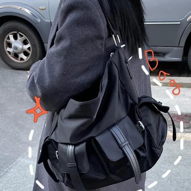 포켓 데일리 숄더 크로스백