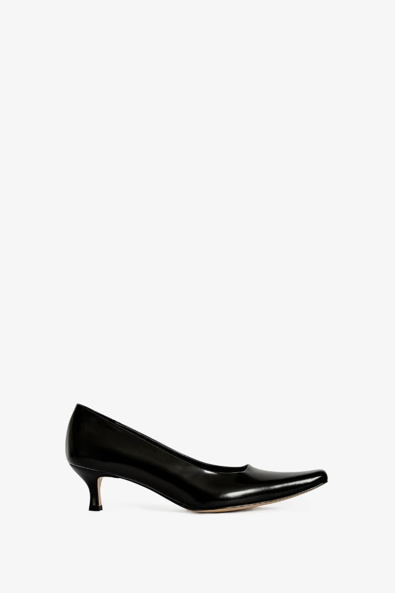 50mm Giuliano Square-Toe Pumps (Black)