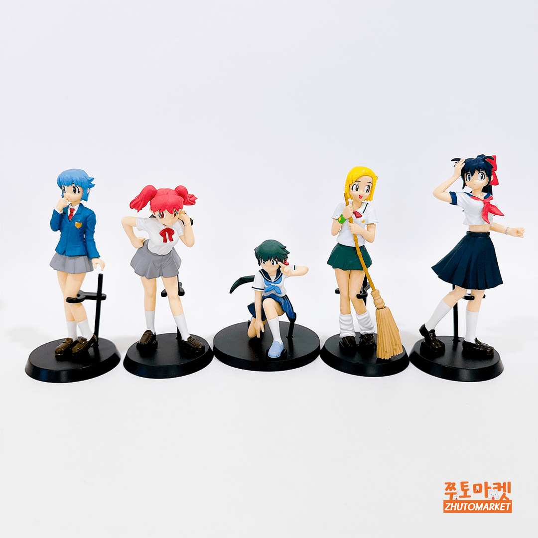 [빈티지] 케로로 히로인즈 피규어 세트 강한별 모아 홍미나 유나라 권설화