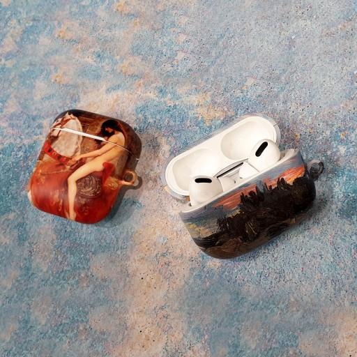 와우박스 에어팟3 버즈2 하드 케이스 명화 모음전