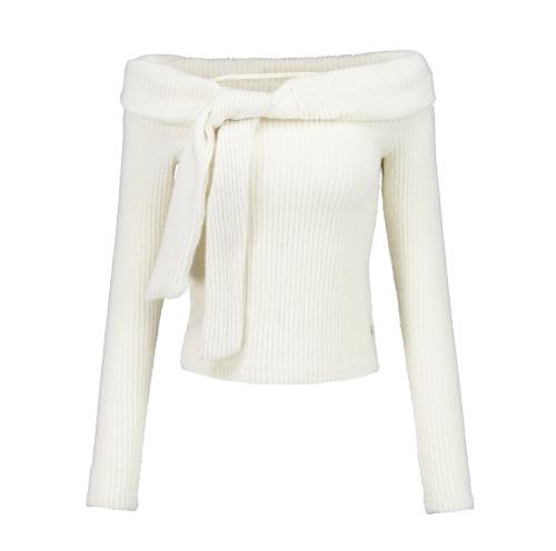 Hug me off-shoulder knit (ivory)