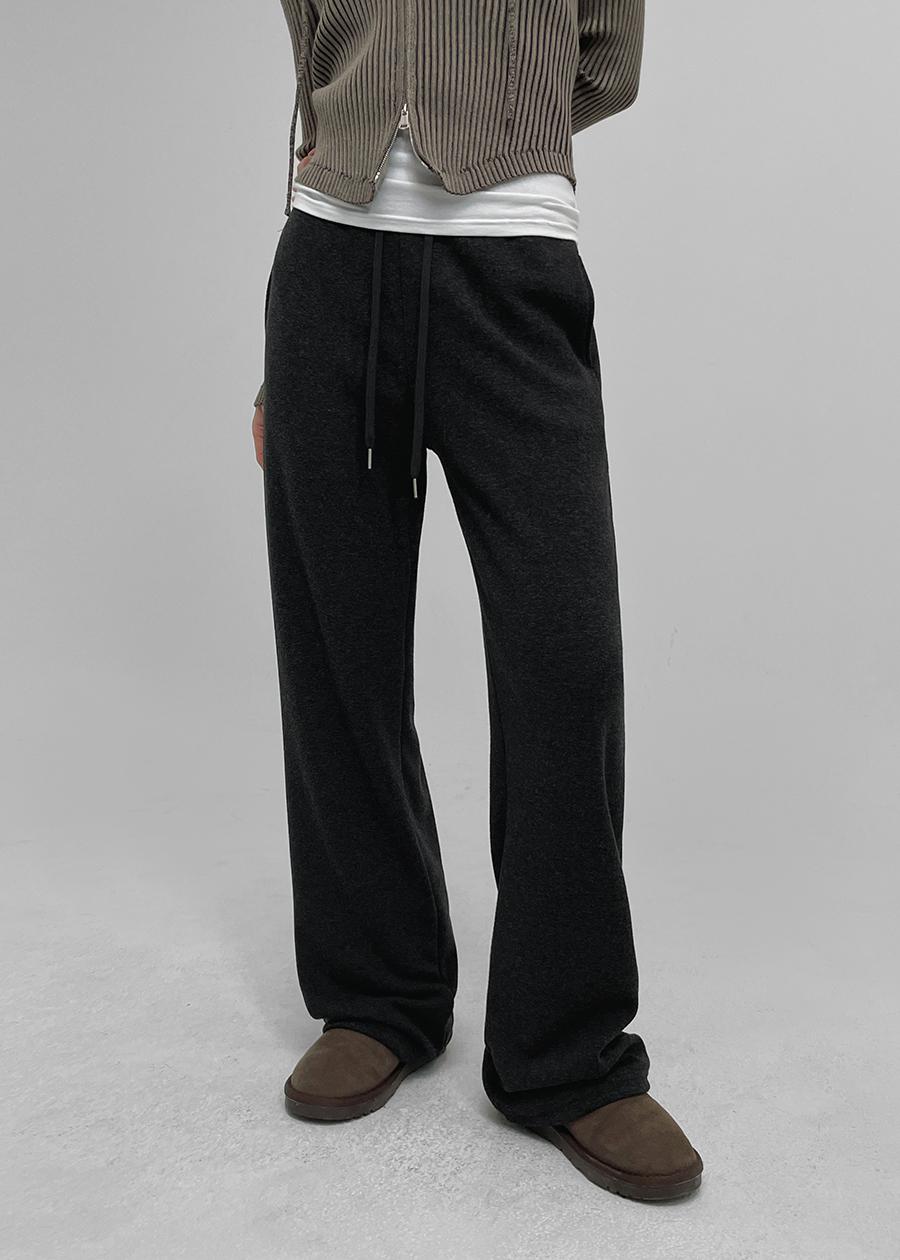 [1천장판매] [MADE] 에이트 밍크 와이드 밴딩팬츠 *