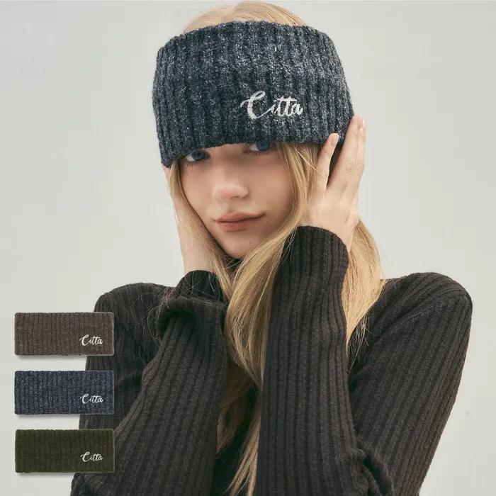 [7차 리오더]Signature Logo Knit Hair Band_CTA929(5color)