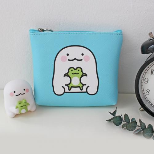 익명깨꾹 민트 삼각파우치