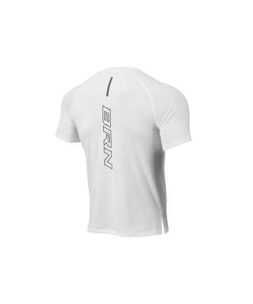 BRN SQUARE QUICK DRY T-SHIRTS [WHITE]