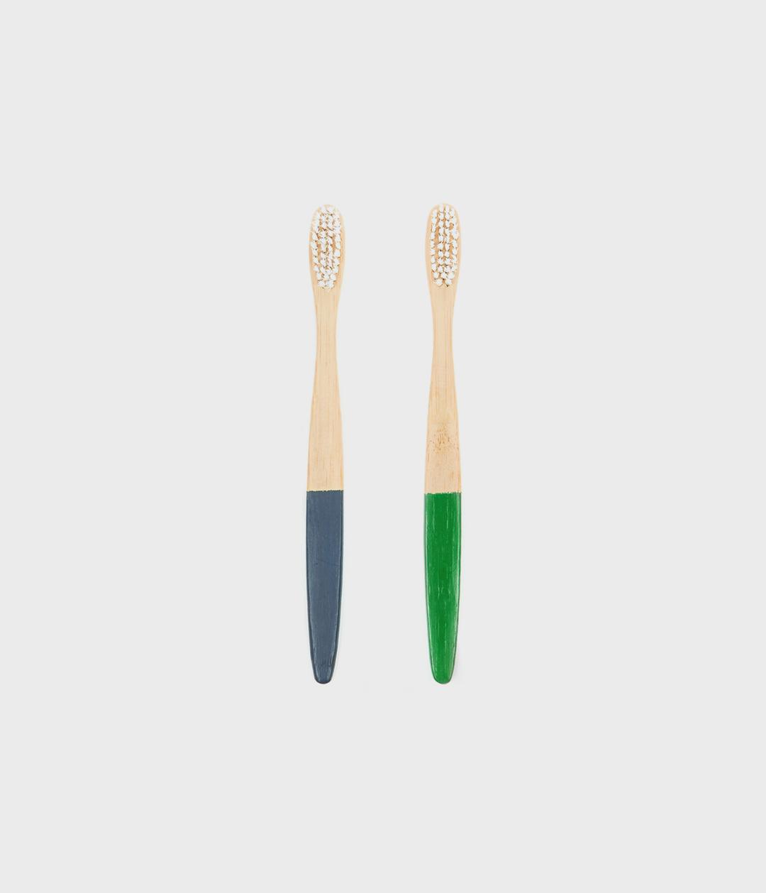 Navy / Green Tooth Brush Set