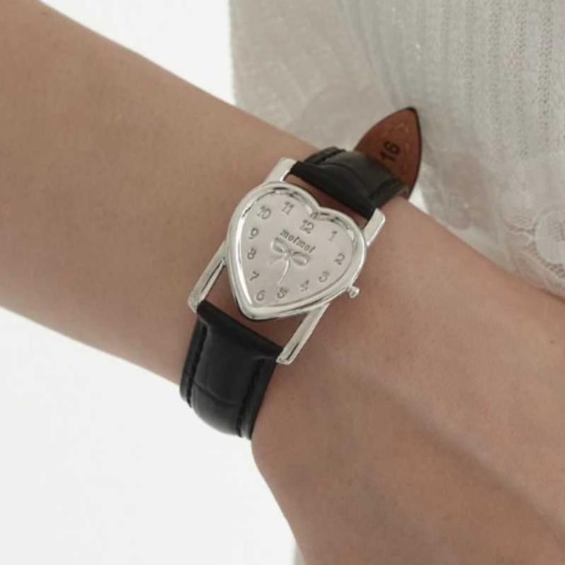 Love ribbon watch bracelet(3 colors)