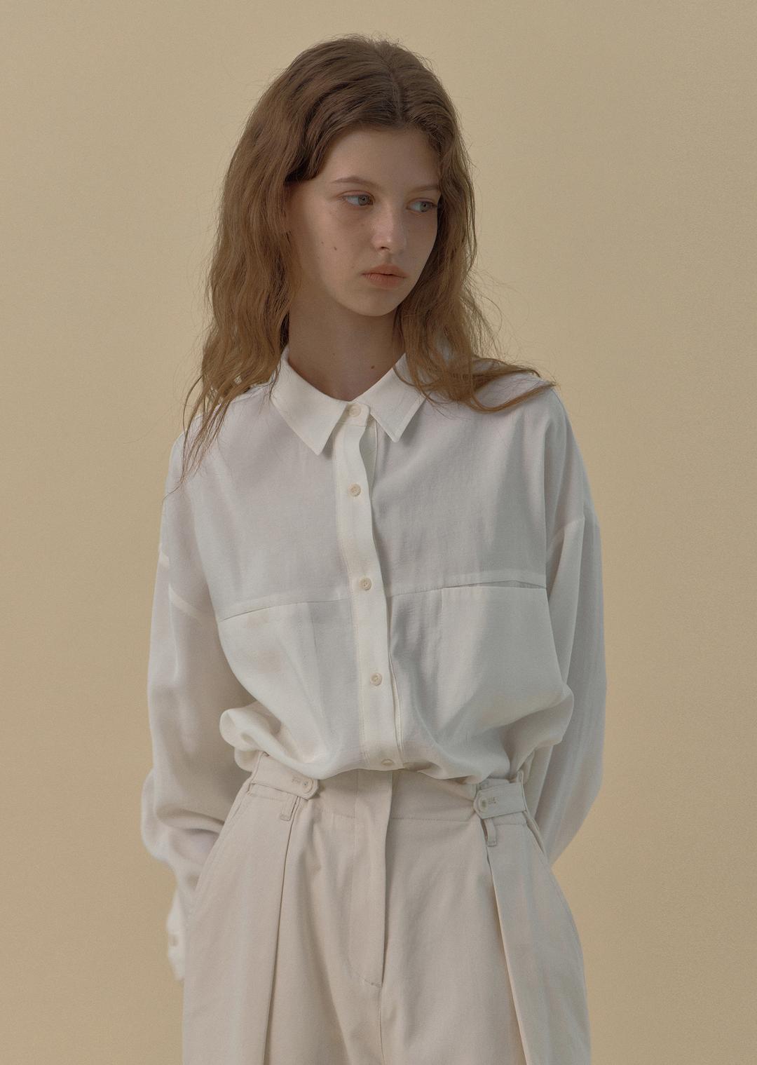 overfit pocket shirt (2color)