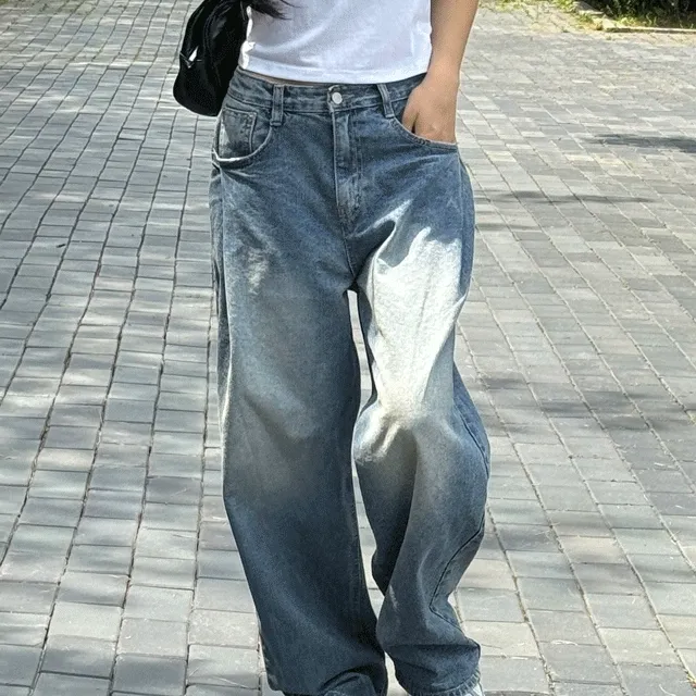 🐬중청 추가! 여름까지 쭉🐬 데일리 마린 핀턱 벌룬 와이드팬츠