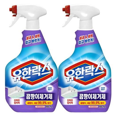 유한락스 곰팡이제거제, 900ml, 2개 - 곰팡이세정제 | 쿠팡