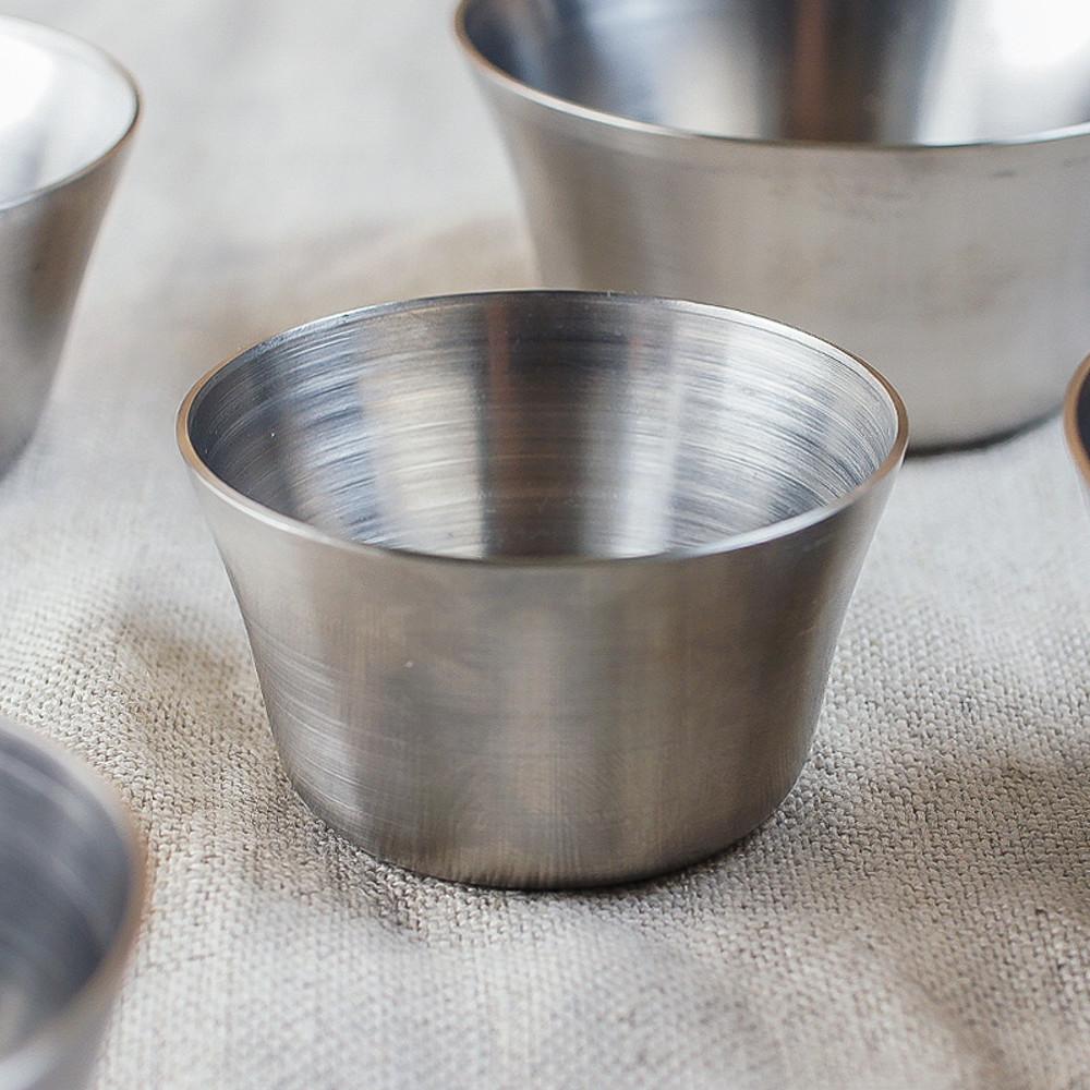 잔잔 27종 미니 종지 소스볼 양념 스텐 멜젓 잼볼 1호