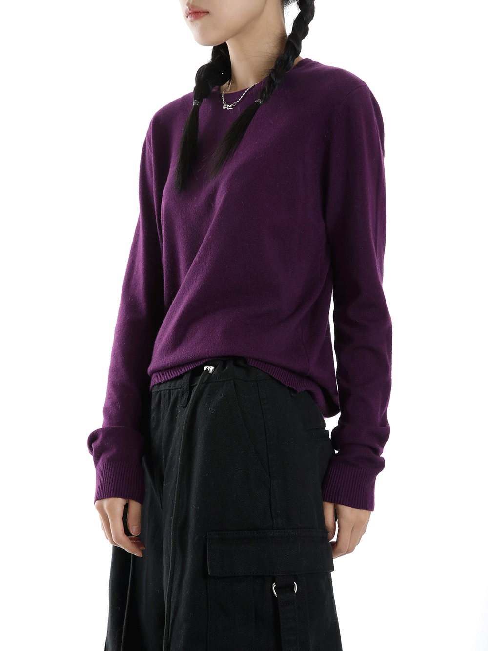 멜로캐시긴팔니트