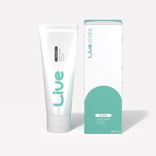 라이브오랄스 숨결케어 구취치약 80g